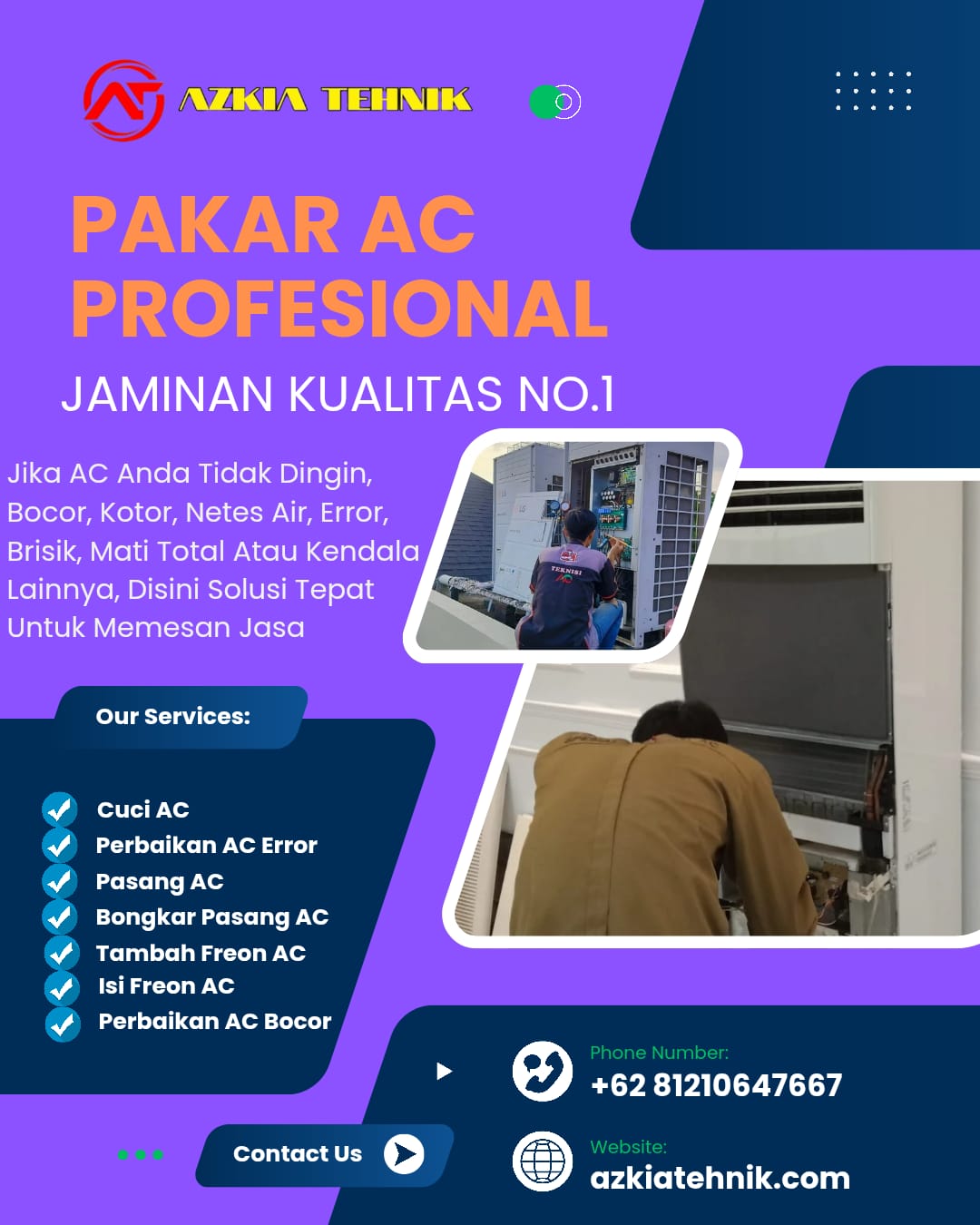 CARA MENGUKUR UKURAN AC YANG TEPAT UNTUK RUANGAN ANDA